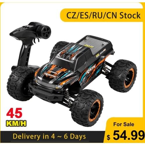 Linxtech 16889A 1/16 RC Car 45km/h Brushless Motor 4WD RC Race Truck Car Big Foot Off Road Car Toys Kid Strong Shock Absorber