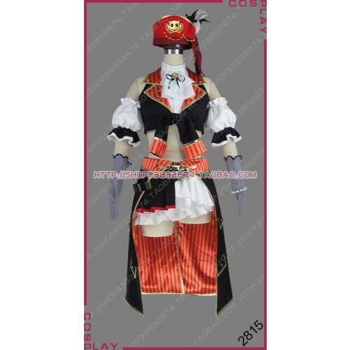 Love Live! School Idol Festival Card Pirates Ver. Post-Idolization Maki Nishikino Dress Cosplay Costume S002
