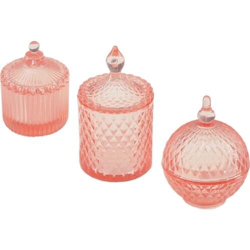 Miniature Candy Jars Bowls Set Doll Tableware 1: 6 Scale Accessory