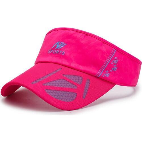 New Men Women Sports Caps Summer Sports Running Women Hat Beach Caps Golf Empty Top Cap Sun Hat Outdoor Visor Running Cap Summer