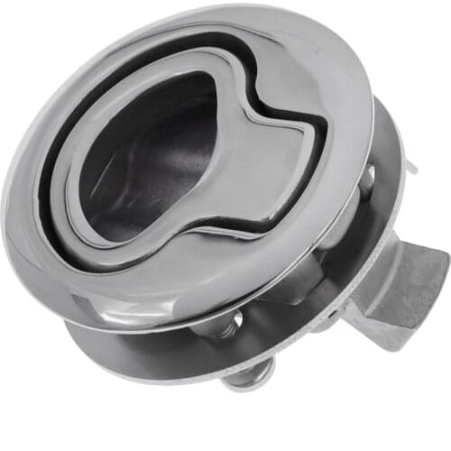 Stainless Steel Flush Boat Marine Latch Flush Pull Latches Mirror Polished Slam lift handle Deck Hatch Marine Hardware