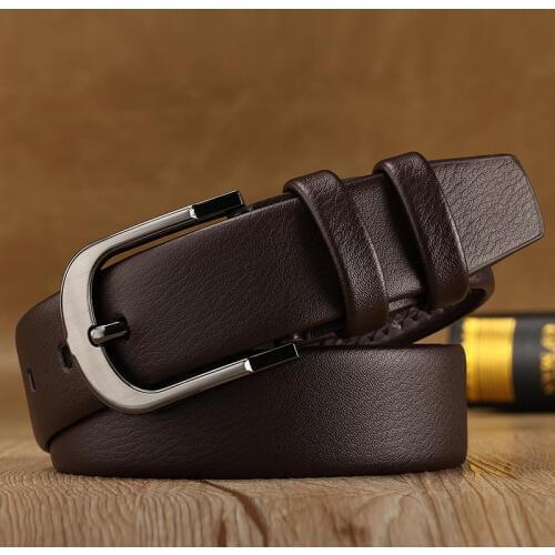 New Arrival Hailambo Fashion Casual Mens Microfiber Waistband Waist Strap Belt Girdle Smooth Pin Buckle for Girl Bog Gift Pd11