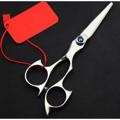 Top-grade new professional Japan 440c steel 5 inch gem hair scissors haircut clipper shears cutting barber hairdressing scissors