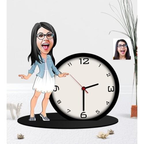 Personalized Women 'S Caricature Of Wooden Trinket Table Saati-11 Reliable Modern Simple Gift Special Design Good Quality Surprise dear