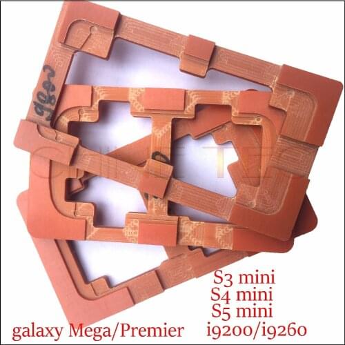 PF Glue Mould LCD screen glass Mold Holder oca molds for samsung galaxy Mega Premier S3 S4 S5 mini i8190 i9190 i9200 i9260 G900