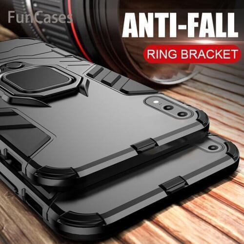 Shockproof Stand Case For Huawei P20 P30 Lite Huawei P Smart Holder Ring Cover For Huawei Mate 20 P30 P20 Pro Honor 20 Case