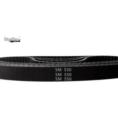 Free shipping HTD5M belt 550-5M-20 Teeth 110 Length 550mm Width 20mm 5M timing belt rubber closed-loop belt 550 HTD 5M S5M Belt