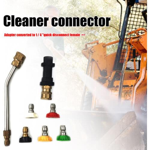 High-pressure Connector Five-Color Nozzle for Karcher K2-K7 30-Degree Extension Rod 5 Tips 1/4 Quick Connect Fittings