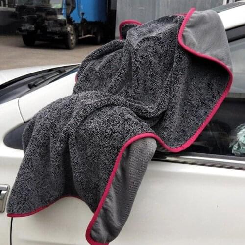 90x60cm Large Size Thick Plush Microfiber Towel Car Wash Clean Cloths Microfibre Wax Polishing Detailing Towel Absorbent