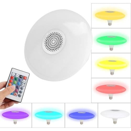 Smart Home Lamp Color RGB Bulb Intelligent Remote Control Bluetooth Speaker Adjustable Smart Light Led Light Bulb