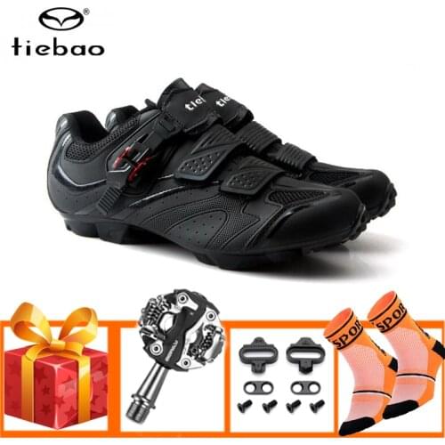 TIEBAO Sapatilha Ciclismo Mtb 2019 men women SPD cleats Pedals cycling shoes mountain bike self-locking Athletic Riding Sneakers