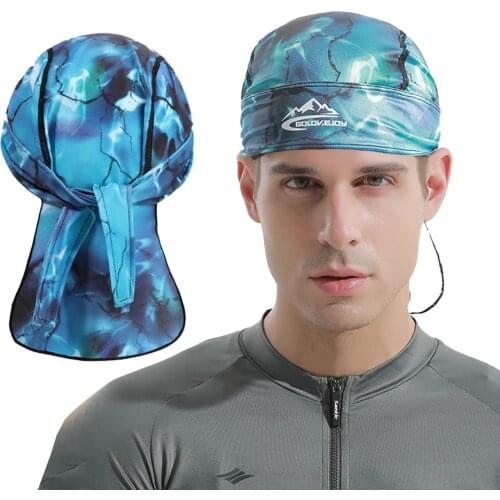 Cycling Headwear Skin-Friendly Breathable Bandana Anti-UV Sports Cool Climbing Headband Running Cap Head Scarf Hats