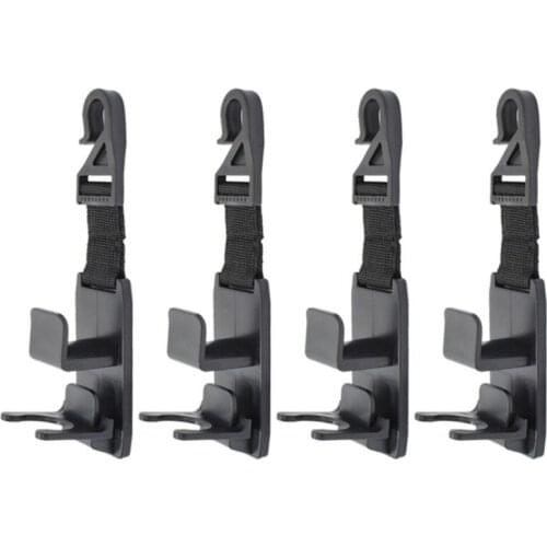 Storage Groceries Headrest Hanger abs Car Back Seat Bag Handbag Hooks 4x Plastic Hooks Storage 8kg Bearing