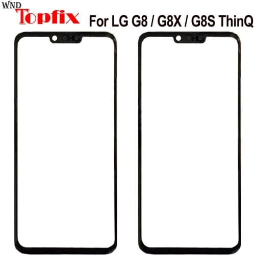 Original Outer Glass For LG G8 ThinQ Front Glass Outer Glass Screen Panel Glass For LG G8 ThinQ Outer Glass