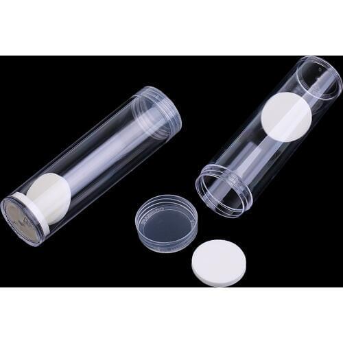 10PCS 27mm Coins Collection Storage Tube Protective Coin Tube Holder