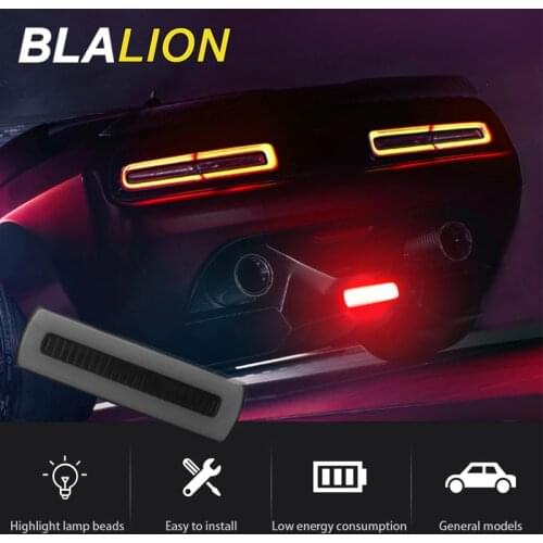12V Universal Rear Tail Light Car Led Brake Stop Lights Streamer DRL Strips 40LED Fog Light Brake Signal Lamp Safety Strobe Lamp