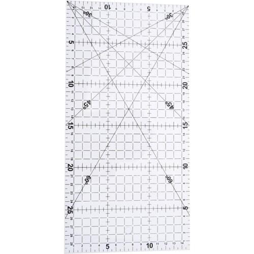 1x Patchwork Ruler Quilting Tools Acrylic Material Transparent Ruler Scale