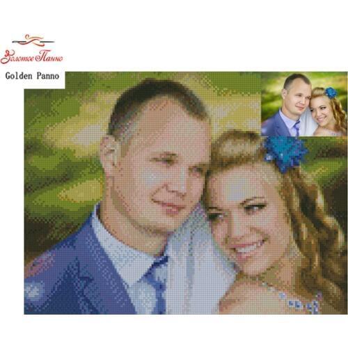 5D DIY photo custom diamond painting cross stitch square rhinestone diamond embroidery diamond mosaic personalized customization