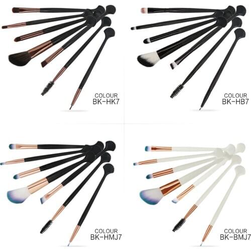 7Pcs Makeup Brush Set Professional Foundation Blush Eyeshadow Consealer Fashion High Quality Face Mix Eye Makeup Brush Set