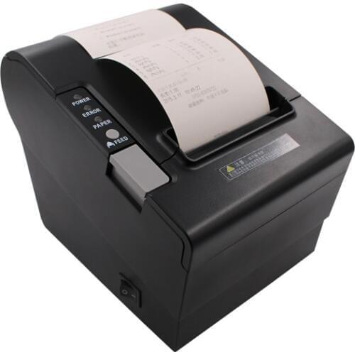 Auto-Cutter 80mm Restaurant Thermal Receipt Printer YK-8030 Straight Thermal Printer USB, LPT,PS/2 three in one
