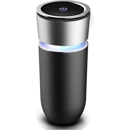 Free shipping negative ion vehicle air purifier cup shape formaldehyde smoke removing car air cleaner