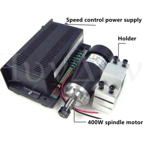ER11 400W air-cooled electric spindle DIY CNC engraving machine CNC engraving machine accessories grinding and drilling machine