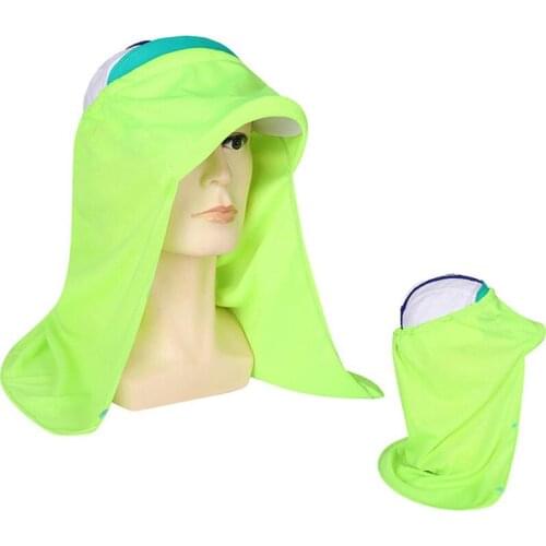 Outdoor Men Women Fishing hat Wide Brim Summer Sun Cap Camping Hiking Suncreen Face Neck Protection Flap Bucket Hat