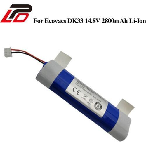 14.8V 2800mah Li-Ion Vacuum Cleaner Battery for Ecovacs Sweeping Robot DK33 DK35 DN55 DN56 DN520 DJ35 DJ36 Battery Robotics