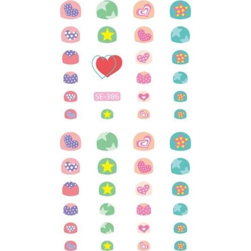 10 Lot Animal Moon Nail Art Stickers Children Tips Decals for Clothes