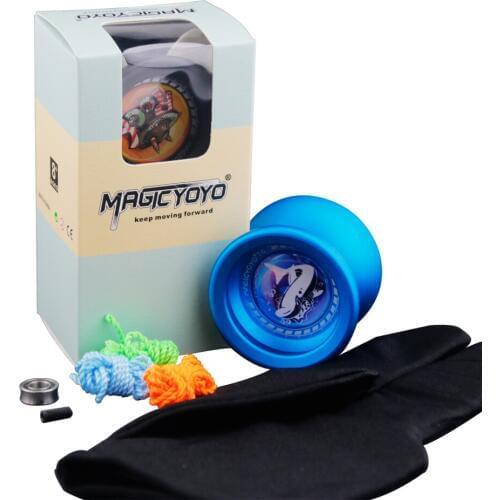 New arrive MAGICYOYO T9 YOYO CNC alloy 6061 Metal yoyo can be upgraded to play free accessories package good gift for beginner