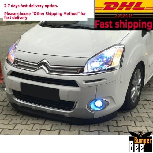 CITROEN BERLINGO Astra H Model LIP FRONT SPOILER BUMPER LIP Euro Spoiler Lip Universal 2 pcs Body Kit