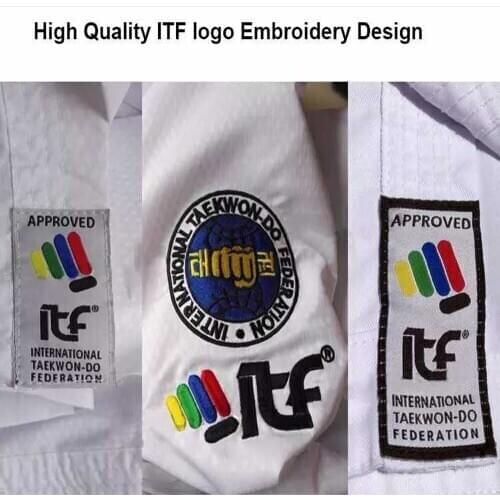 Personalized ITF uniform Logo Emblems Label for Taekwondo Kimono for uniform Accessories ユニフォームロゴ