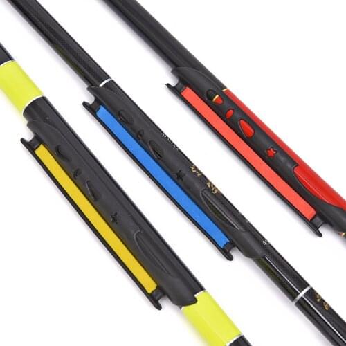 Wholesale 2pcs Plastic Fishing Coiling Plate Clip On Rod EVA Fishing Line Holder Lines Winding Plate Fishing Accessories