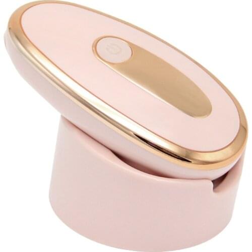 Heated Massager Facial Cleansing Brush & Sonic Vibrations Silicone Deeper Cleanse 2 in 1 Head Rechargeable 5 Modes