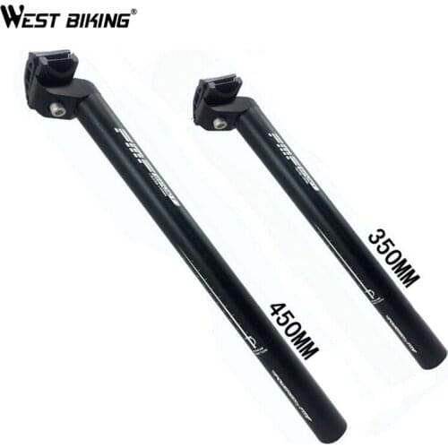 WEST BIKING 25.4/ 27.2/ 28.6/ 30.4/ 30.8/ 31.6 *350mm/450mm Mountain Bike Seat Post Tube MTB Road Cycling Bicycle Bike Seat Post