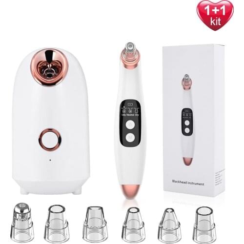 Professional Hot Facial Steamer Nano Mist Deep Pore Cleanser Face Steaming Sauna Spa Humidifier Skin Beauty + Blackhead Removal