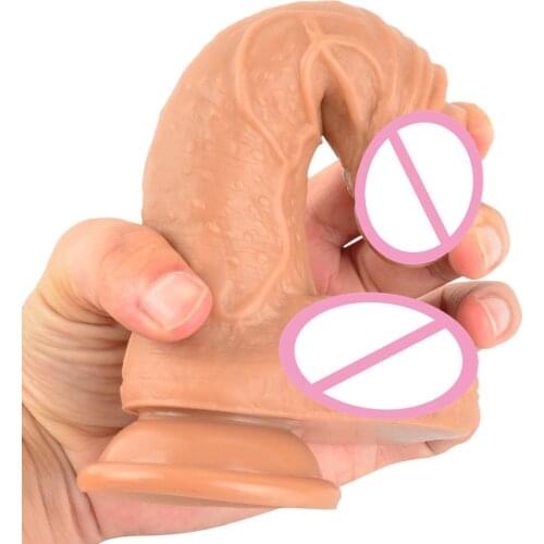Dildo realistic gode huge female toys 7/8 inch huge silicone penis sex toys for women penis realistic dildo long dildos big