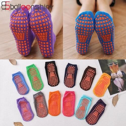 Balleenshiny Dad Mom Baby Girls Boys Silicone Non-slip Floor Sock for Family Clothes Adult Kids Early Education Home Yoga Socks