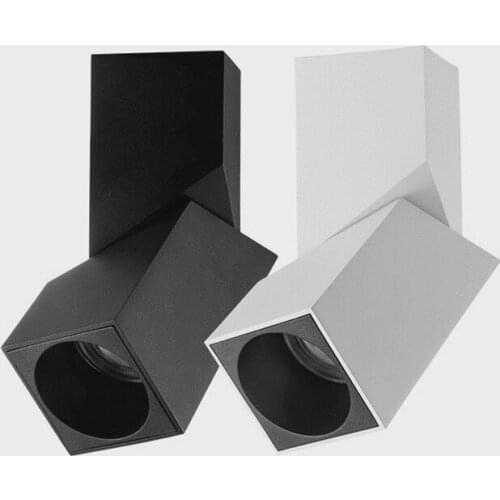 Folding Rotating Dimmable LED Downlights 10W 15W 20W COB LED Ceiling Spot Lights AC110V-220V LED Ceiling Lamps Indoor Lighting