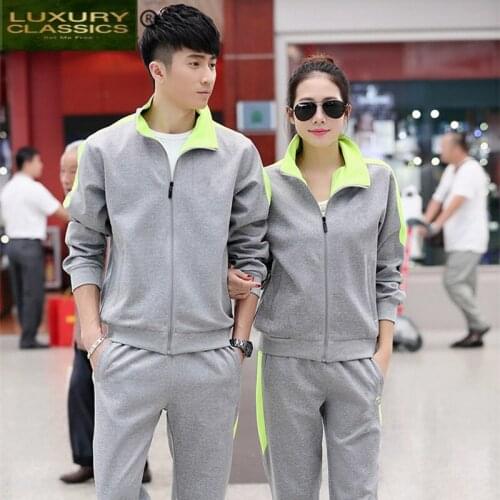 Tracksuit Women Two Men Piece Set Costumes Winter Clothes Female Pant Sets 2021 Loose Suit Autumn Thick Outfits LW1154