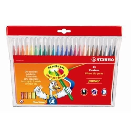 Stabilo 280 Power Felt Pen 24'lü Package