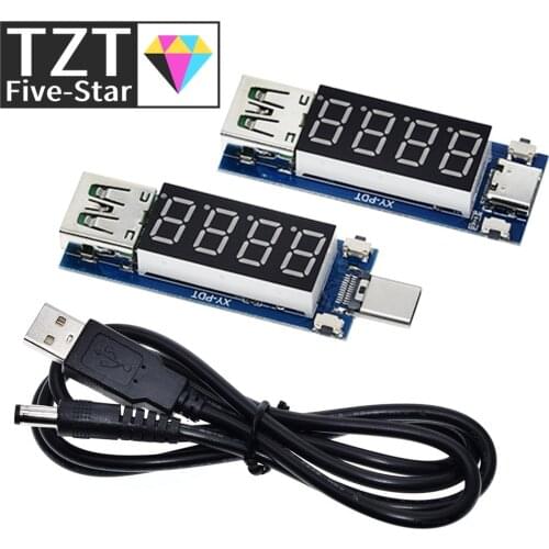 Type-C PD decoy module Quick charge trigger module DC digital display voltage ampere meter Test instrument Support PD2.0 PD3.0