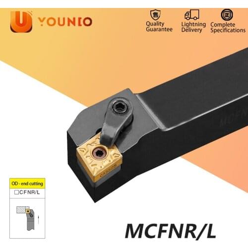 YOUNIO External Turning Tool MCFNR2020K12 MCFNL2020K12 MCFNR2525M12 Tool Holder TNMG Carbide Insert Lathe Cutting Tools 1Set