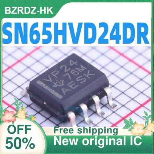 2-10PCS/lot SN65HVD24DR VP24 SOP8 New original IC