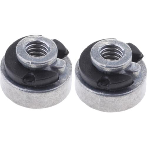 2 PCS Fender Seat Nut Kit for Electra Glide Street Glide Sportster 1997-2020