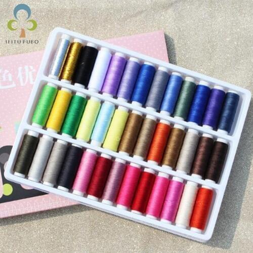 39 color handmade sewing thread, home embroidery sewing machine line box durable sturdy hand stitching LYQ