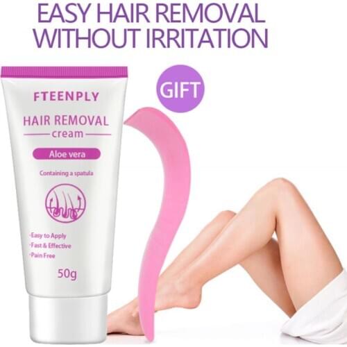 50g Aloe Vera Hair Removal Cream Legs Underarm Armpit Body Care Whitening Nourishing Smooth Skin Repair Loss Depilatory Ointment