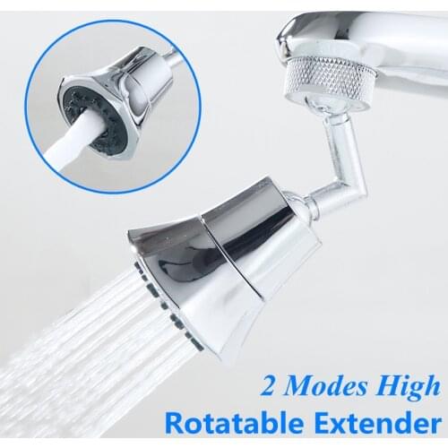720 Degrees Splash Filter Faucet Spray Head Anti Splash Filter Faucet 22-24mm Movable Kitchen Tap Water Saving Nozzle Sprayer