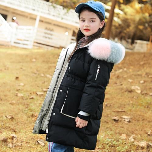 Kids Thicken Coat for Boy -30℃ Children Winter Down Jacket 2021 New Fashion Girl Snowsuit Windproof Girls Clothes 4-12Y