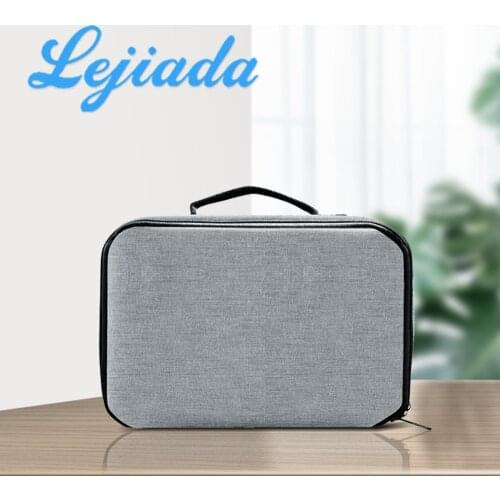 LEJIADA Travel Makeup Bag Mini Portable Projector And Accessory Cosmetic Storage Protection Box